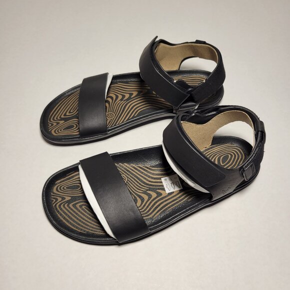 Vivobarefoot Womens Sensus Yin Sandal in Obsidian - Picture 3 of 13